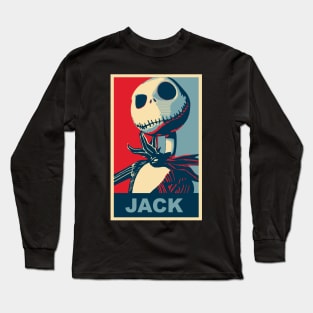 Jack Skellington propaganda Long Sleeve T-Shirt